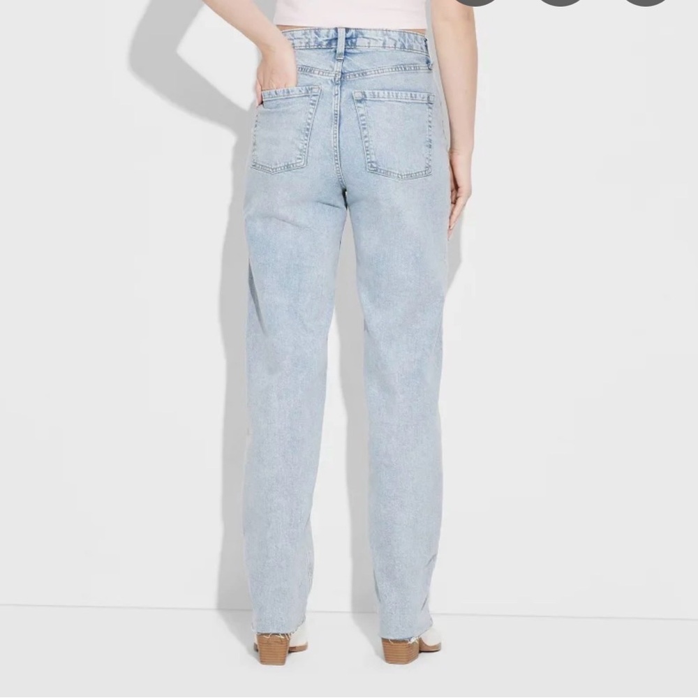 Wild Fable High-Rise Straight Jeans - Light Wash - Picture 2 of 2
